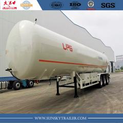 3 Axle Lpg Gas Tank Semi Trailer