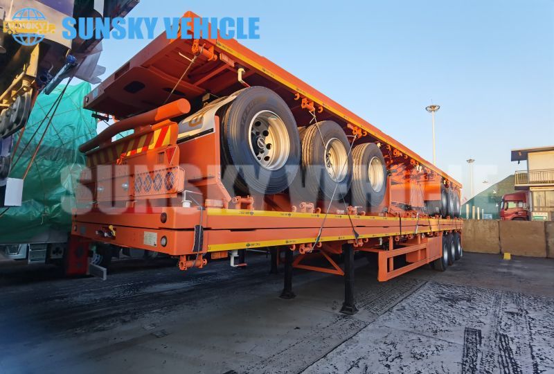 Three Flatbed Semi-Trailers Successfully Exported to Mali 