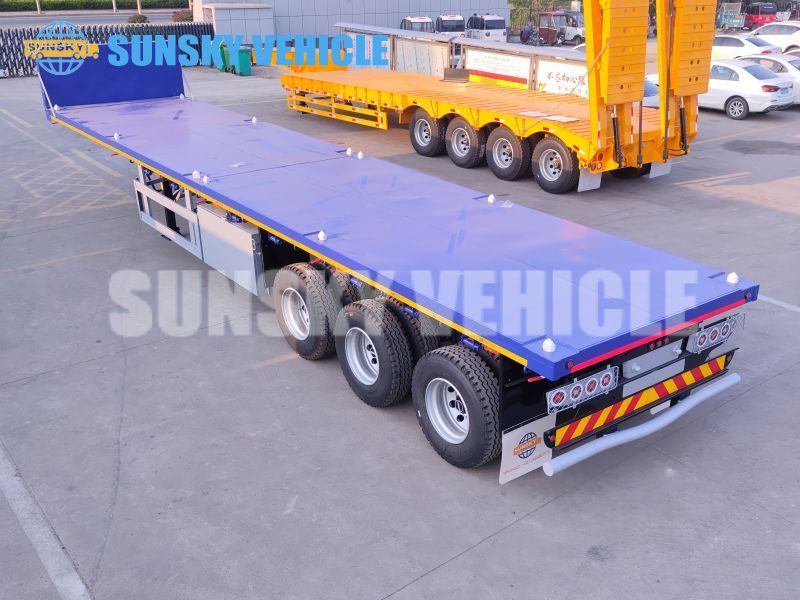 3 units of flatbed trailers for export to Zimbabwe