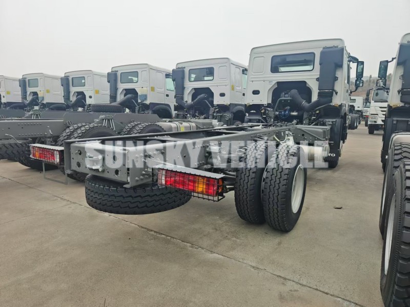 HOWO 300HP CARGO TRUCK CHASSIS exported to Algeria