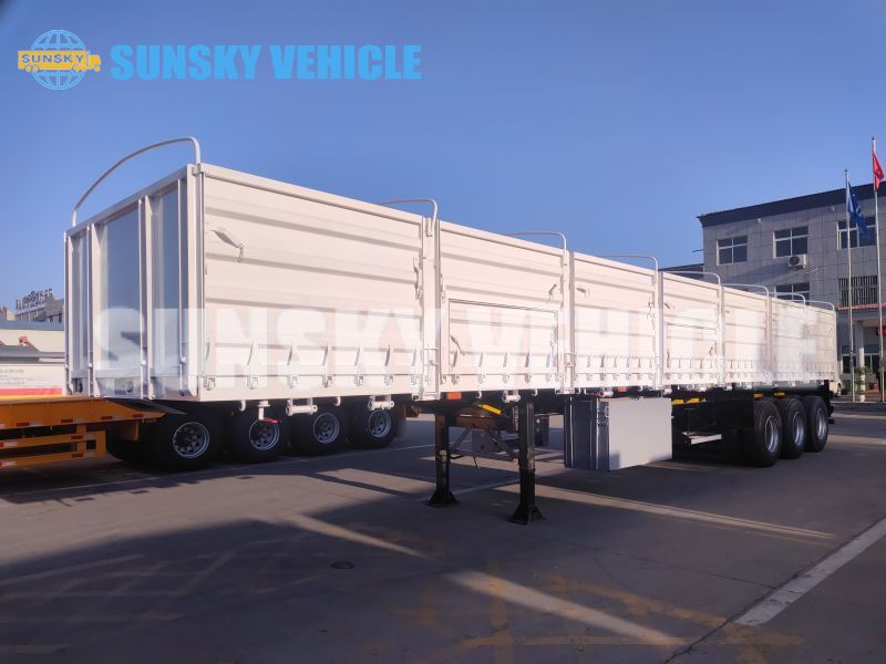 2 units of Henred design drop-side trailers have been exported to Zimbabwe.