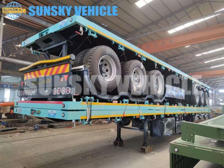 3-Axle Flatbed Trailer to Tanzania