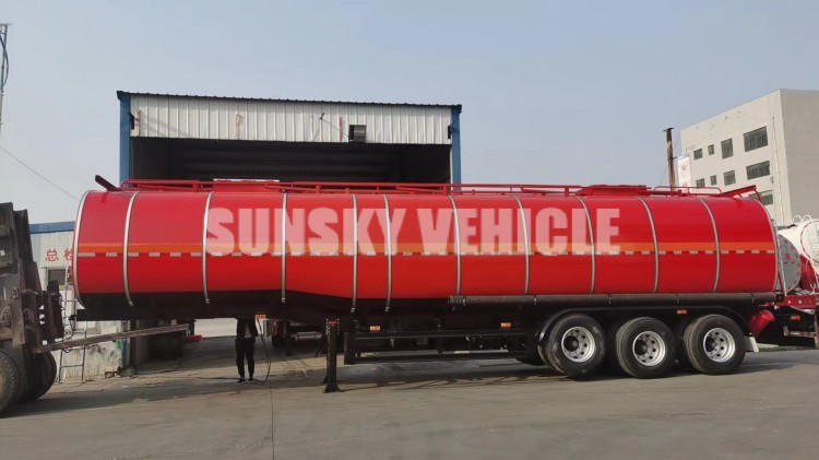 Molasses Tanker Trailer shipping to Zambia