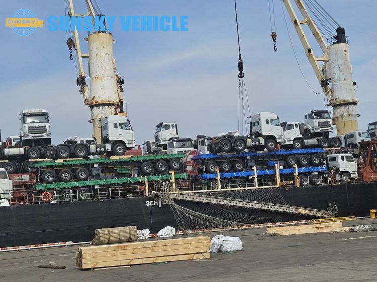 9 sets of bulk cargo semi-trailers will be shipped to Zambia