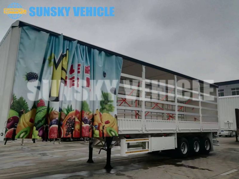 2 units side curtain semi-trailers exported to Zambia 