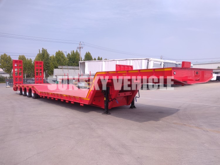 50-ton gooseneck lowboy trailer for to Bahrain