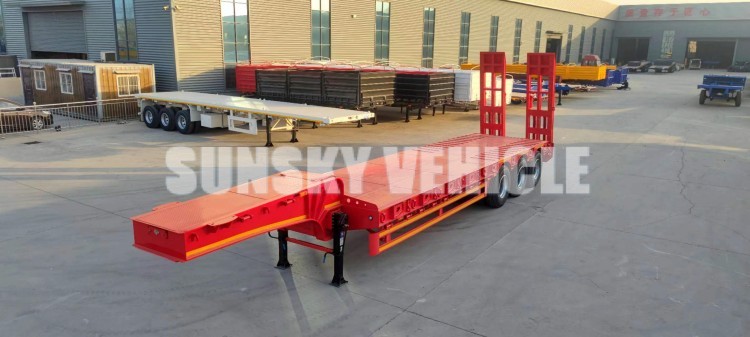 3-axle Lowbed Trailer will be shipping to Tanzania