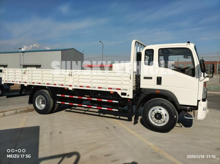 HOWO 160HP Light  Cargo Truck To Be Shipped To Zimbabwe